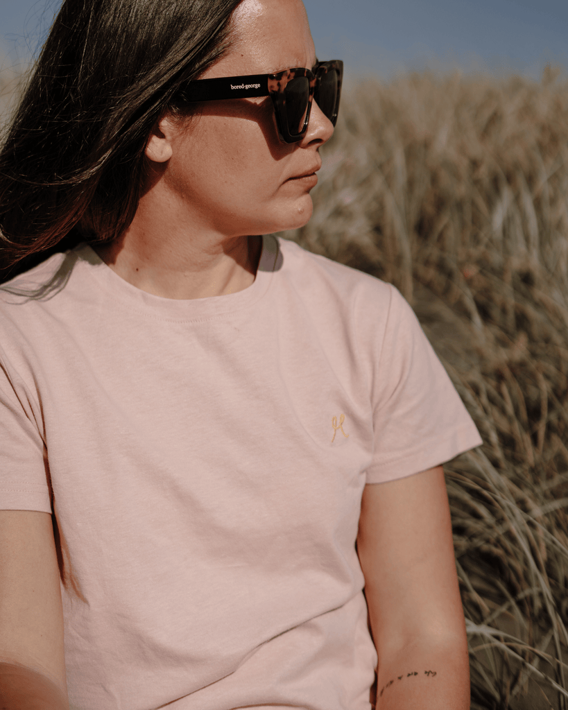 Hemprino Tshirt Pink - hemp & cotton